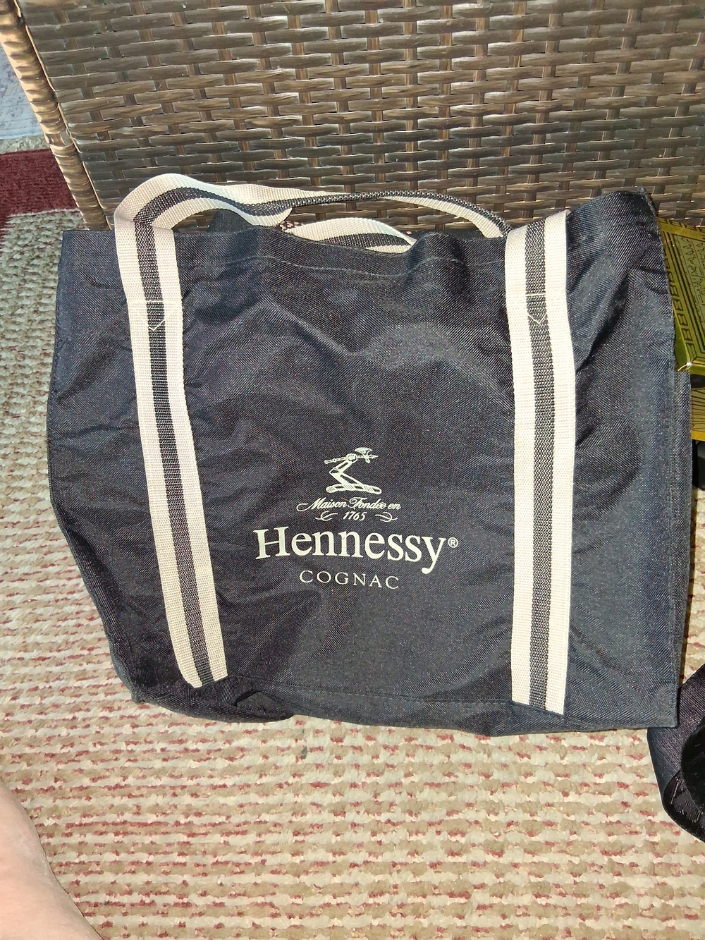 Hennessy Black Logo Tote Bag